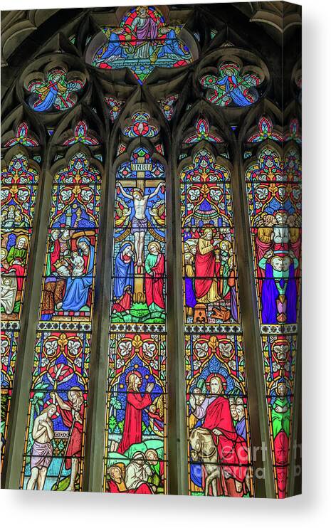 Catholic Canvas Print featuring the photograph The Light Of Faith by Adrian Evans