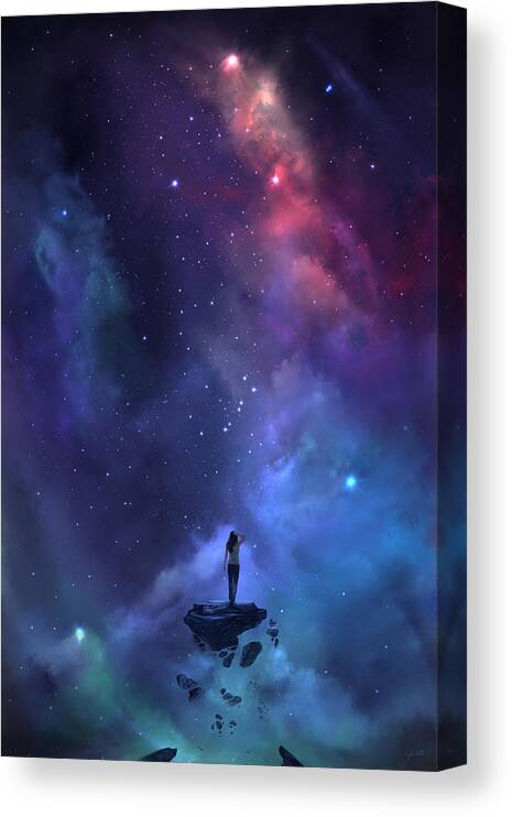 Loss Canvas Print featuring the digital art The Loss by Steve Goad