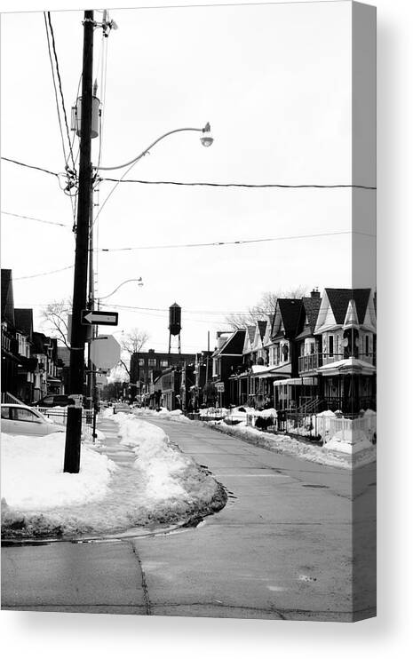 Neighborhood Canvas Print featuring the photograph The Neighborhood by Kreddible Trout