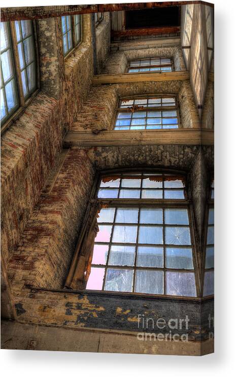 Biddeford Canvas Print featuring the photograph The shaft by David Bishop