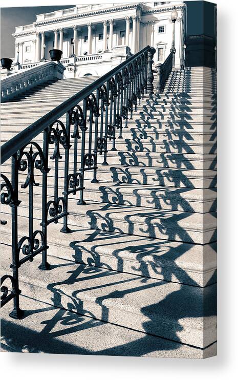 Staircase Canvas Print featuring the photograph The Stairway by Iryna Goodall