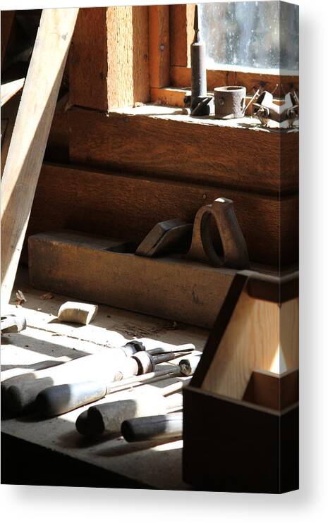 Tools Canvas Print featuring the photograph The Tools by Laddie Halupa