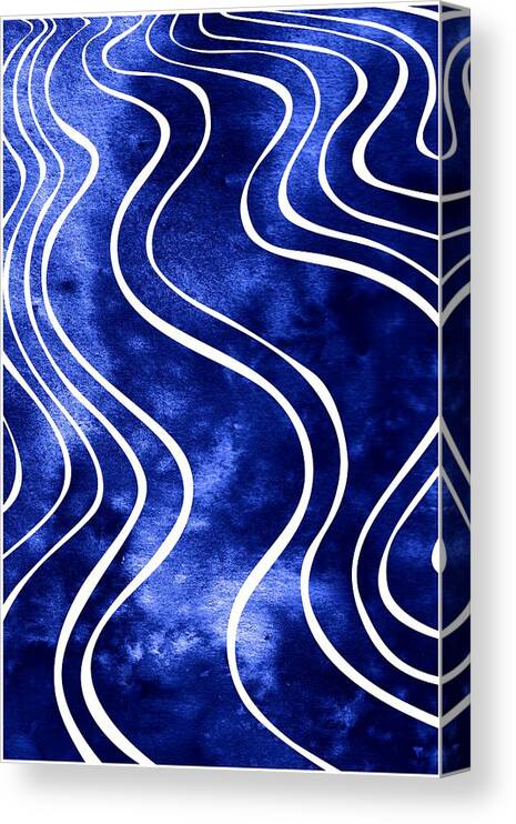 Swell Canvas Print featuring the mixed media Tide IV by Stevyn Llewellyn