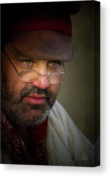 American Mountain Men Canvas Print featuring the photograph Tinker by Debra Boucher