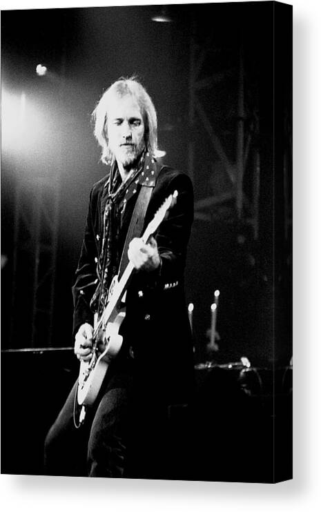 Tom Petty Canvas Print featuring the photograph Tom Petty by Wayne Doyle