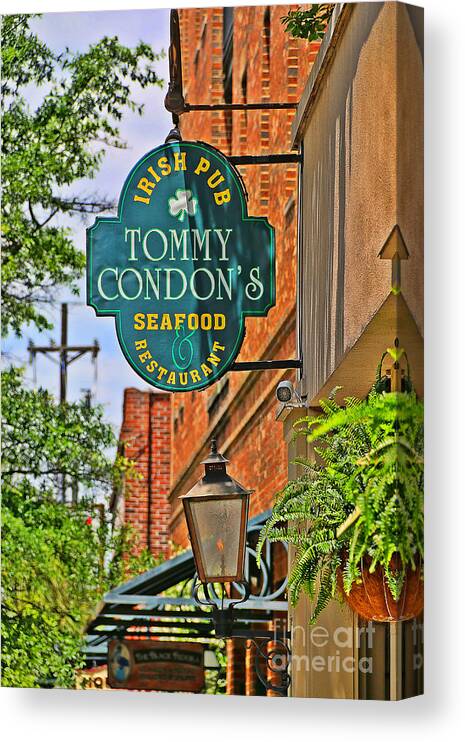 Tommy Condons Canvas Print featuring the photograph Tommy Condons Charleston 1045 b by Jack Schultz