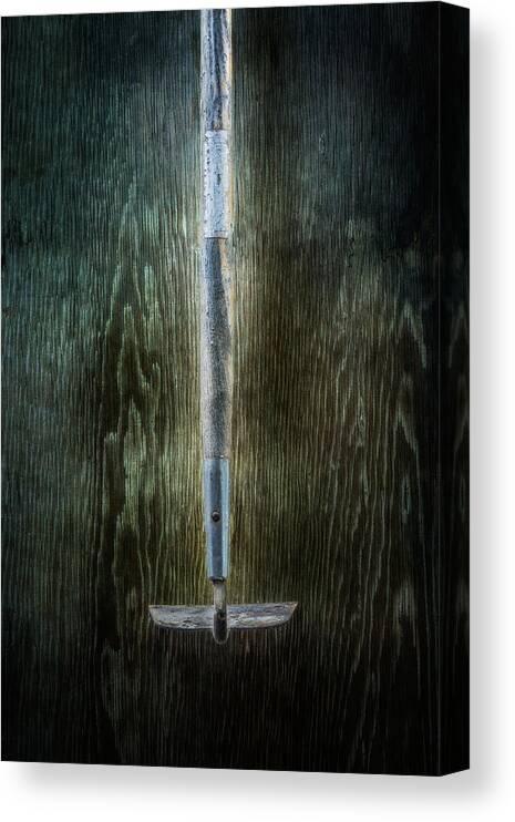 Industrial Canvas Print featuring the photograph Tools On Wood 22 by Yo Pedro