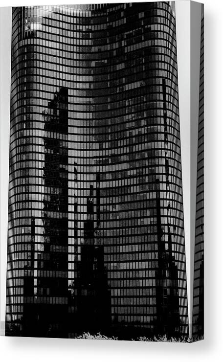 High Rise Canvas Print featuring the photograph Towers by Kerry Obrist