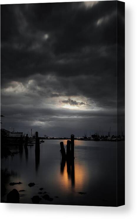 Sunset Canvas Print featuring the photograph Tranquil by Mark Alder