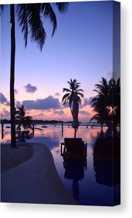 Twilight Canvas Print featuring the photograph Twilight by Corinne Rhode