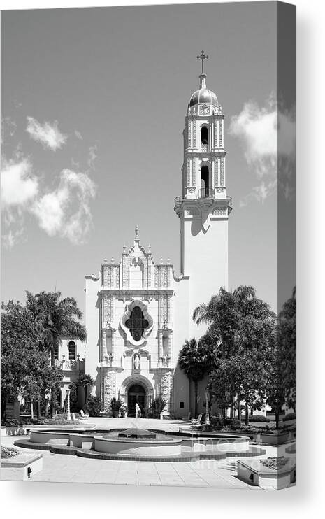 California Canvas Print featuring the photograph University of San Diego The Church of The Immaculata by University Icons