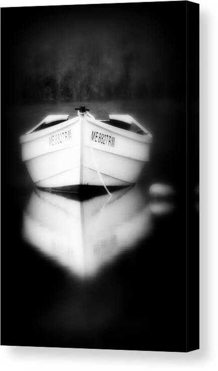 Dory Canvas Print featuring the photograph Upon Reflection by Imagery-at- Work