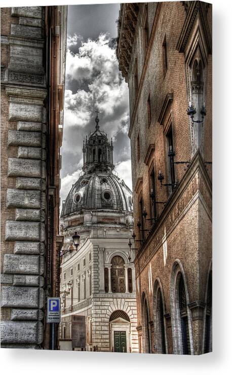Urbe Canvas Print featuring the photograph Urbe by Andrea Barbieri