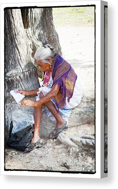 Mayan Canvas Print featuring the photograph Vendor by Kathy Strauss
