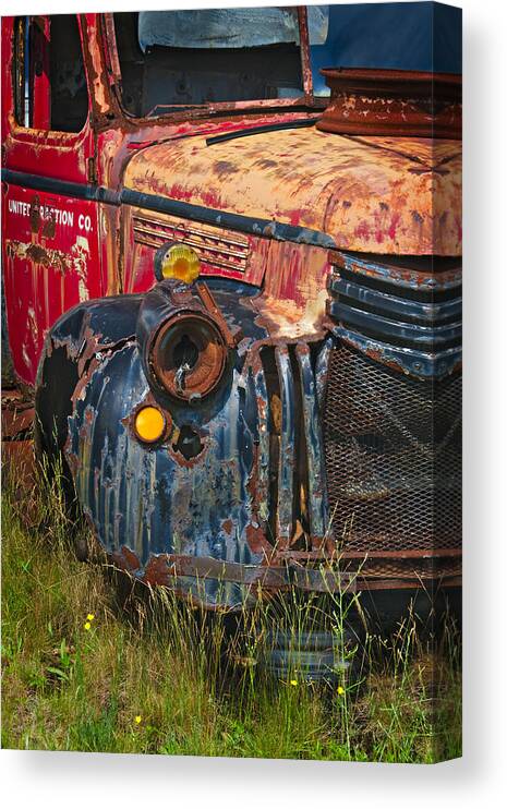 Truck Vehicle Canvas Print featuring the photograph Vintage by Dan McGeorge