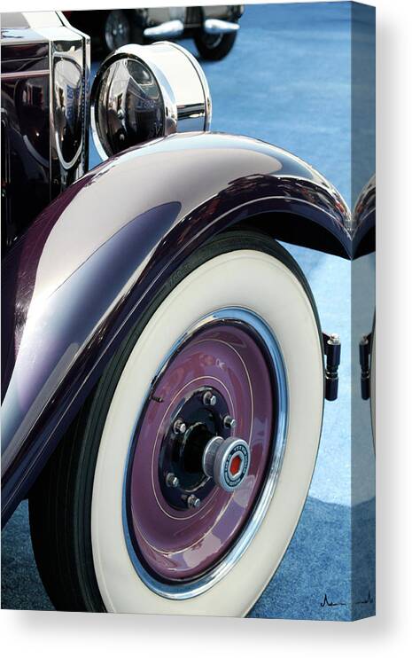 Violet Packard Canvas Print featuring the photograph Violet Packard by Ave Guevara