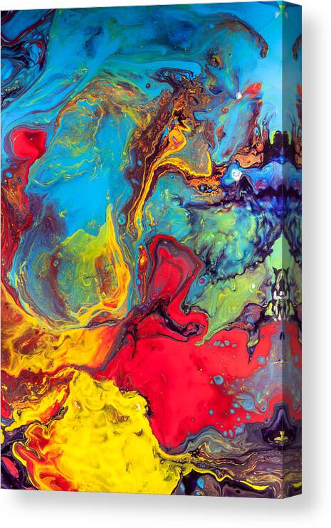 - Abstract Mixed Media Painting Canvas Print / Canvas by Abstract - Pixels