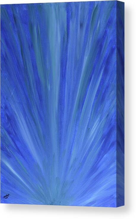 Painting Canvas Print featuring the painting Water Light by Annette Hadley
