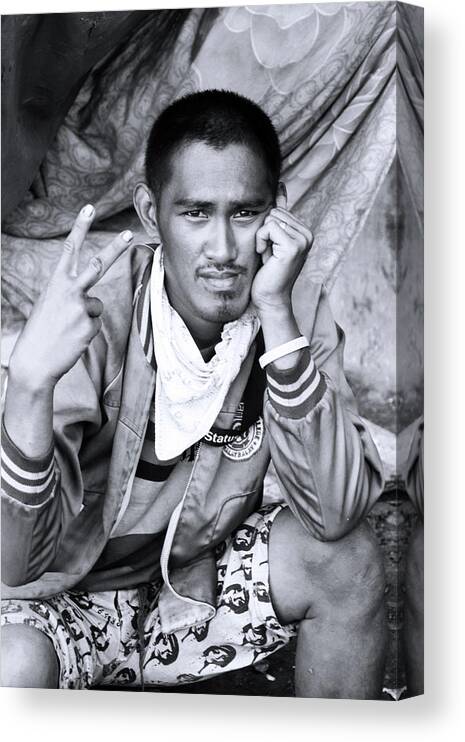 Asia Canvas Print featuring the photograph We All Feel by Jez C Self