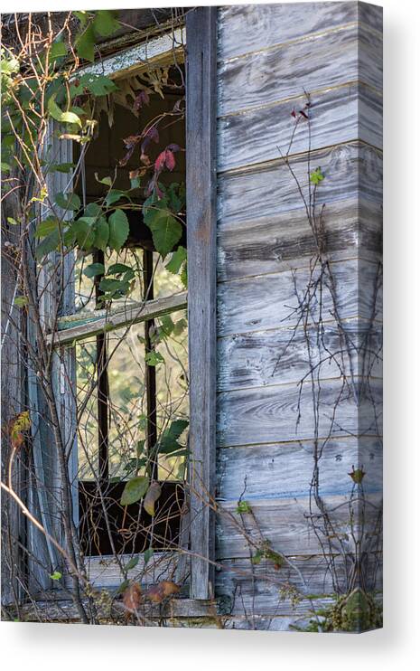 Abandoned Canvas Print featuring the photograph Windows to the Past by Holly Ross