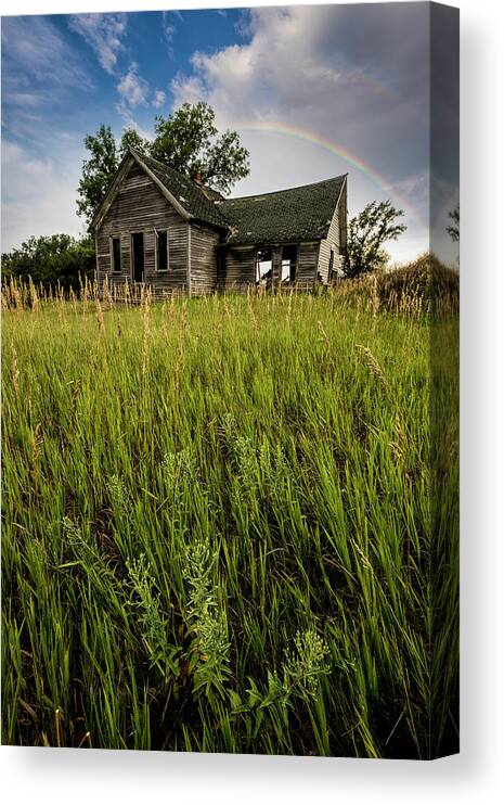 Abandoned Canvas Print featuring the photograph Wish by Aaron J Groen