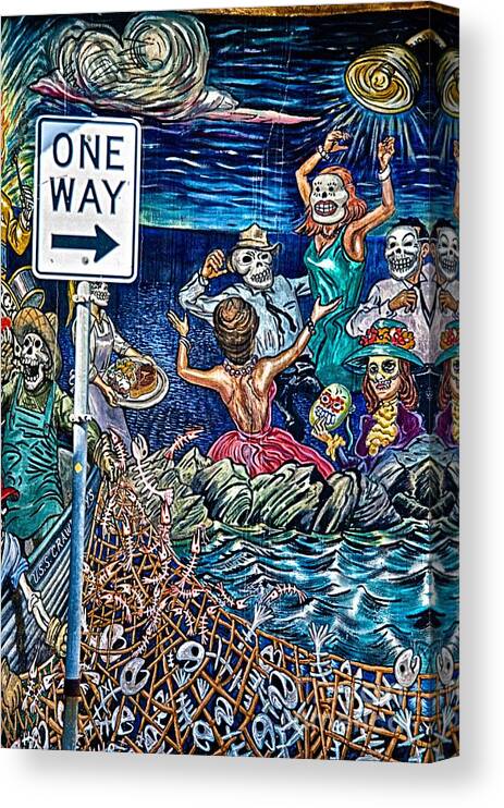 Corpus Christi Canvas Print featuring the photograph Wrong Way by Ken Williams