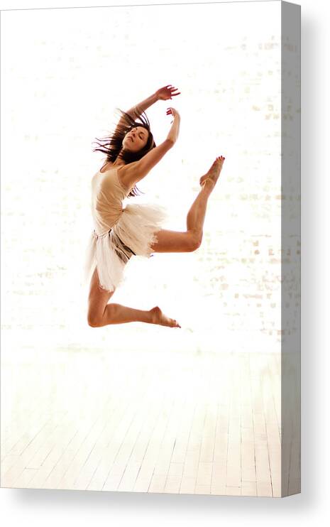 Ballet Dancer Canvas Print featuring the photograph Ballet Dancer #1 by Phil Payne Photography