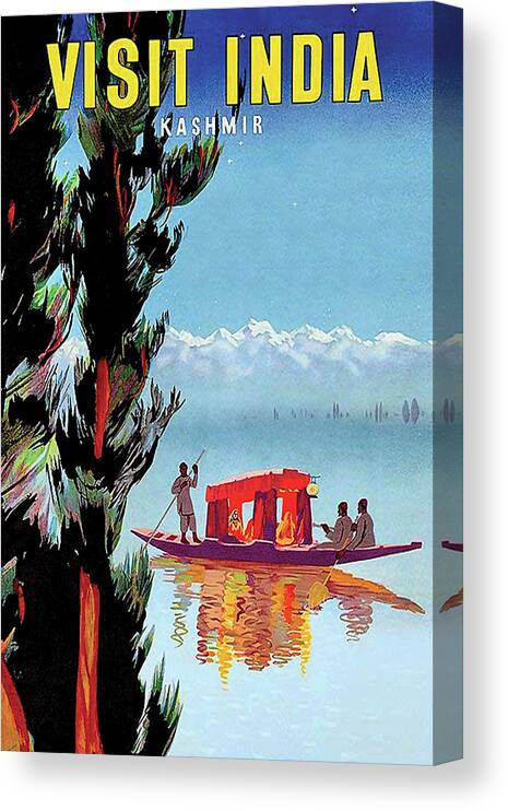 Kashmir Canvas Print featuring the digital art Kashmir, India #1 by Long Shot