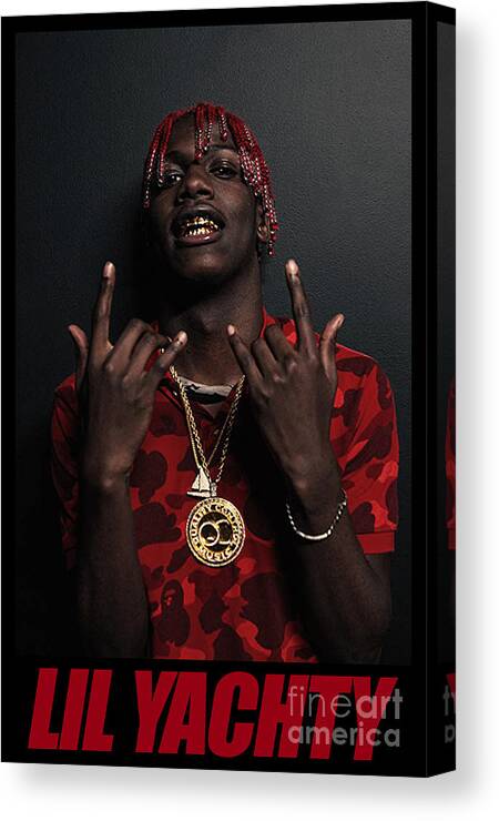 Suicide Boy Canvas Print featuring the digital art Lil Yachty #1 by Panjoel Koe