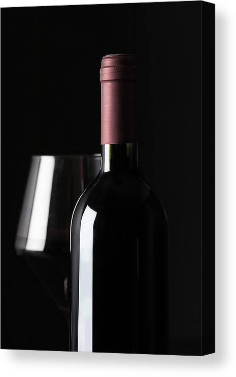 Alcohol Canvas Print featuring the photograph Red Wine #1 by Sematadesign