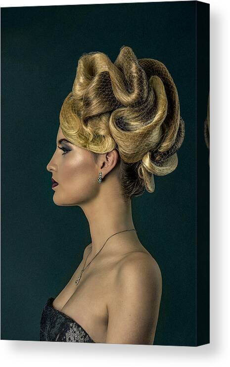 Fashion Canvas Print featuring the photograph Tanya #1 by Sergey Kokinskiy