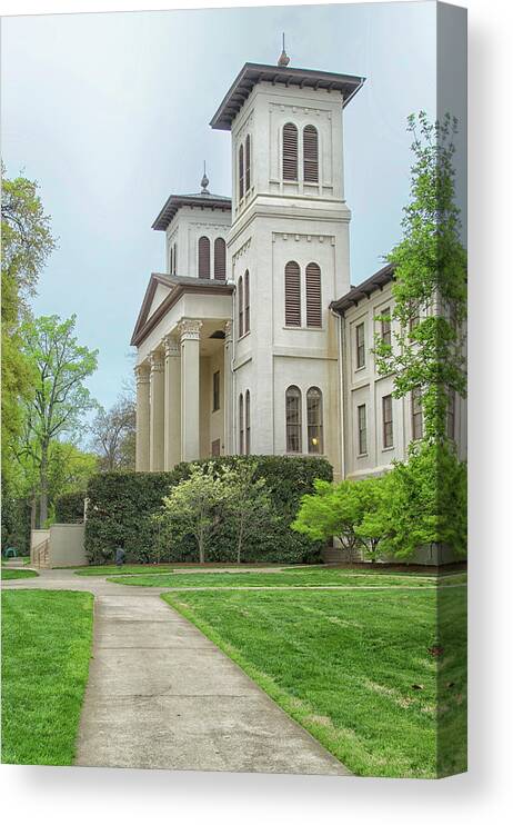 Wofford Canvas Print featuring the photograph Wofford College #1 by Blaine Owens