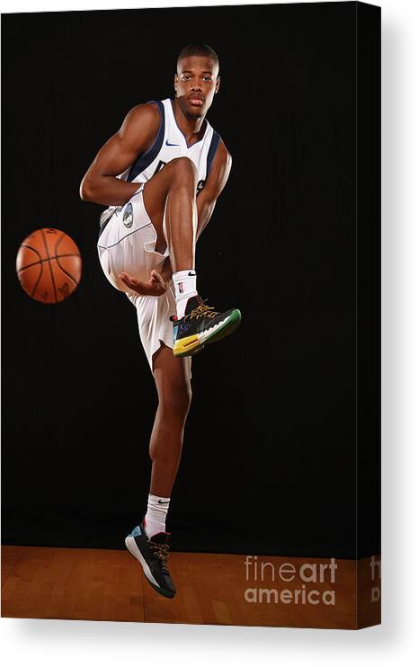 Nba Pro Basketball Canvas Print featuring the photograph 2017 Nba Rookie Photo Shoot by Brian Babineau