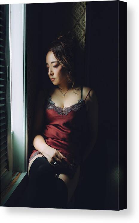 Room Canvas Print featuring the photograph Asami #10 by H112o1