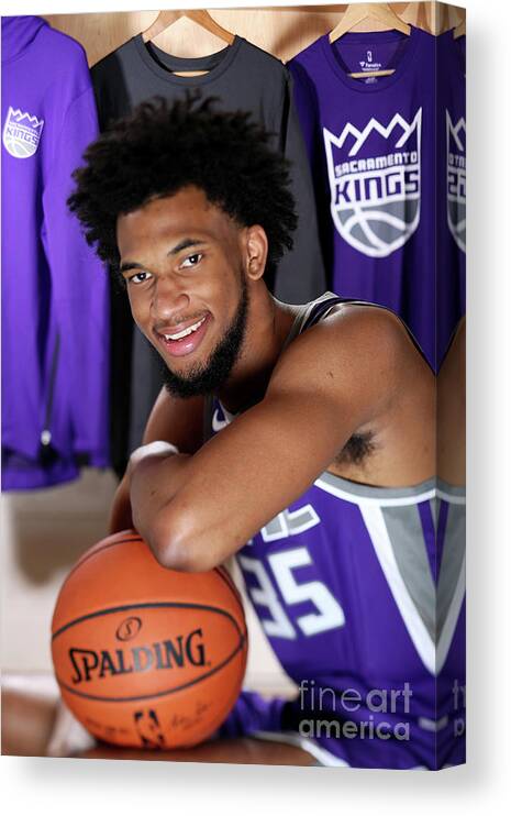 Nba Pro Basketball Canvas Print featuring the photograph 2018 Nba Rookie Photo Shoot by Nathaniel S. Butler