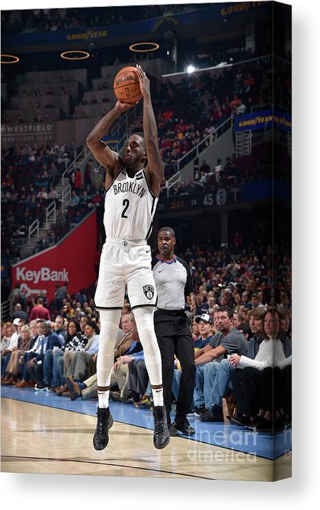 Taurean Prince Canvas Print featuring the photograph Brooklyn Nets V Cleveland Cavaliers by David Liam Kyle