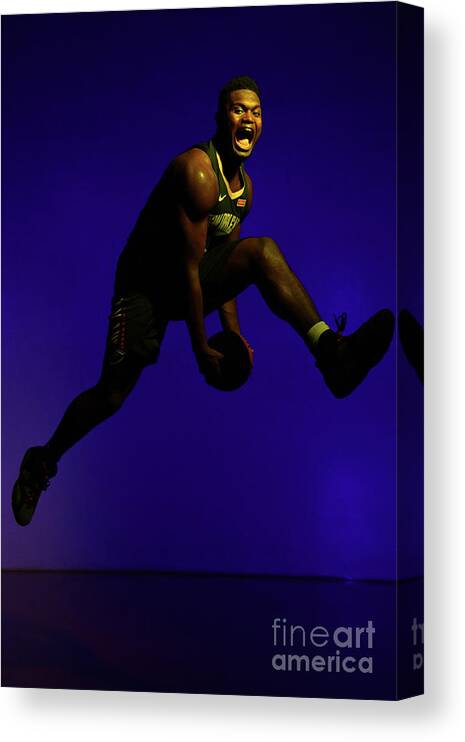 Nba Pro Basketball Canvas Print featuring the photograph 2019 Nba Rookie Photo Shoot by Jesse D. Garrabrant