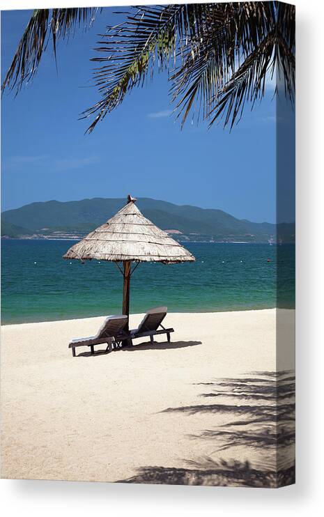 Vacations Canvas Print featuring the photograph Tropical Holidays On Nha Trang Beach #2 by Fototrav