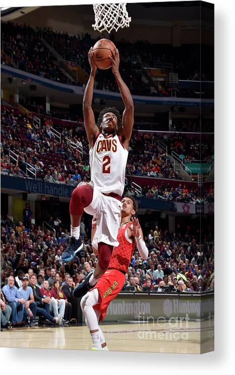 Collin Sexton Canvas Print featuring the photograph Atlanta Hawks V Cleveland Cavaliers #24 by David Liam Kyle