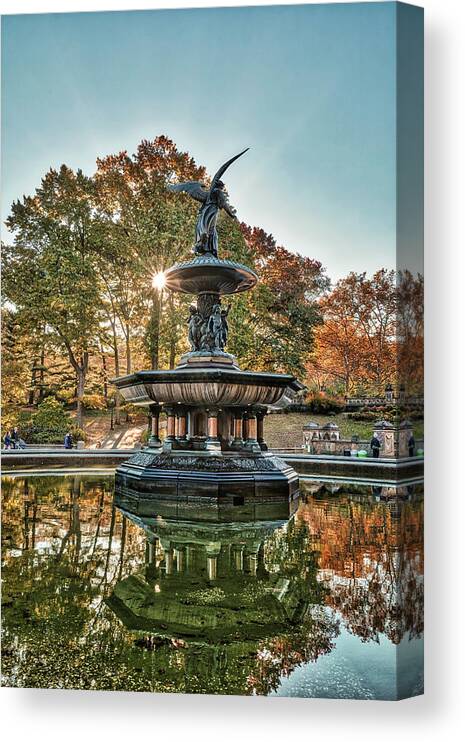 Ny, Nyc, Central Park, Bethesda Terrace, Bethesda Fountain by Lumiere