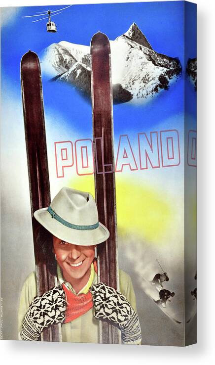 Poland Canvas Print featuring the mixed media Poland #3 by Long Shot
