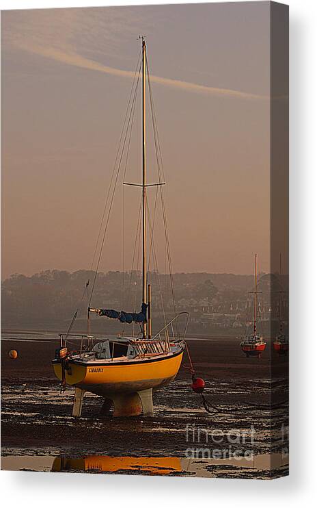 Yacht Canvas Print featuring the photograph Yacht #3 by Andy Thompson