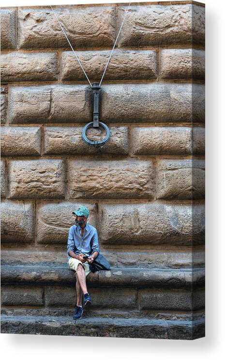 Walking Canvas Print featuring the photograph Untitled #38 by Karim Al Thahaby