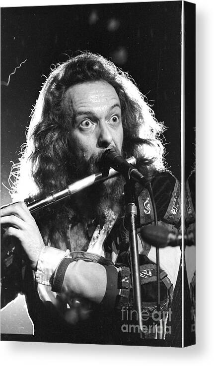 Ian Anderson Canvas Print featuring the photograph Ian Anderson #5 by Marc Bittan