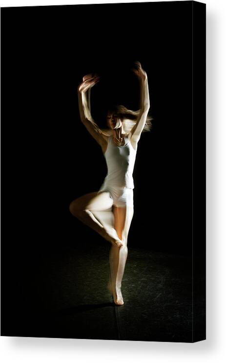 Expertise Canvas Print featuring the photograph Ballet And Contemporary Dancers #8 by John Rensten