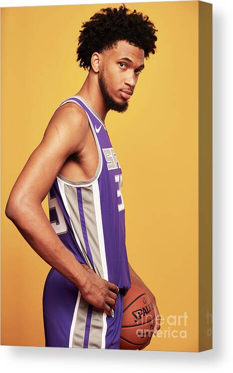 Marvin Bagley Iii Canvas Print featuring the photograph 2018 Nba Rookie Photo Shoot by Jennifer Pottheiser