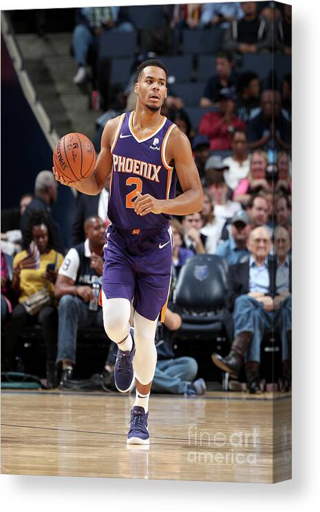 Nba Pro Basketball Canvas Print featuring the photograph Phoenix Suns V Memphis Grizzlies by Joe Murphy