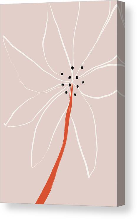  Canvas Print featuring the photograph Abstract Flower No 1 by Anastasia Sawall