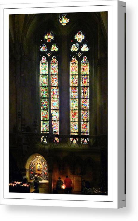 Church Canvas Print featuring the photograph Adoration in Regensberg, Germany by Peggy Dietz