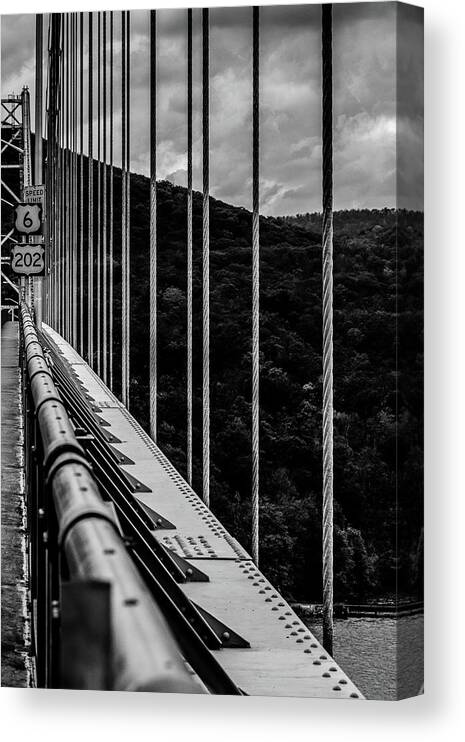 2017 Canvas Print featuring the photograph Against the Rails by KC Hulsman